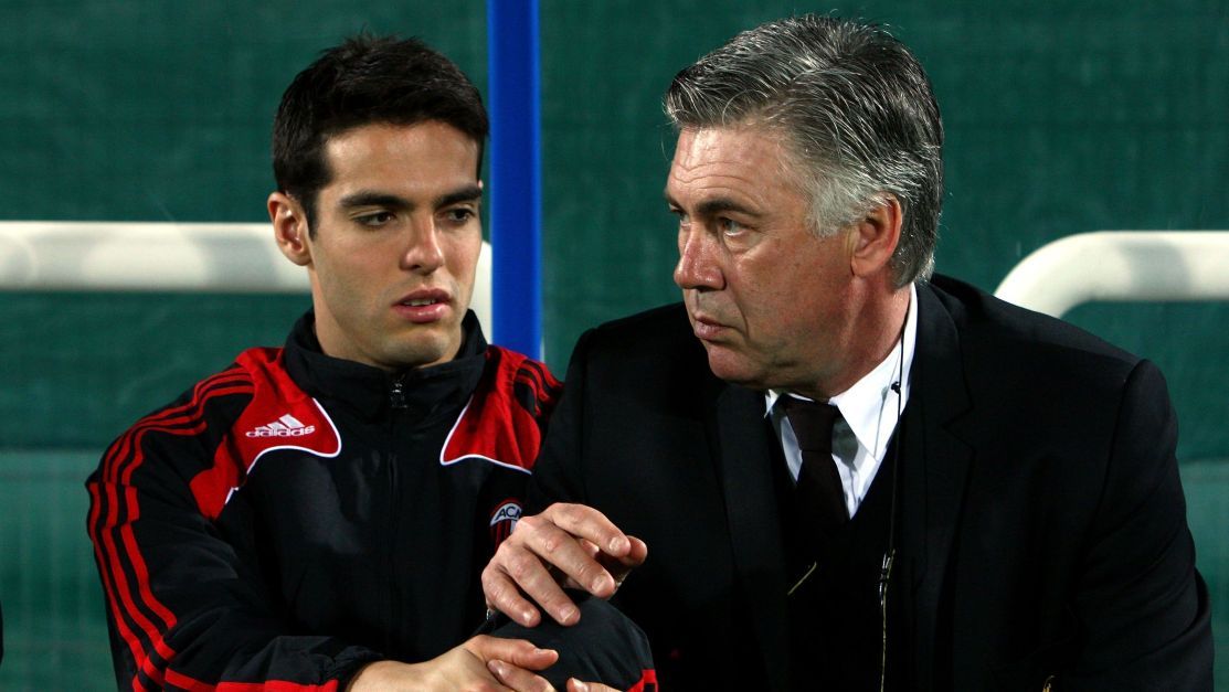 Ancelotti quer Kaká como auxiliar na Seleção Brasileira